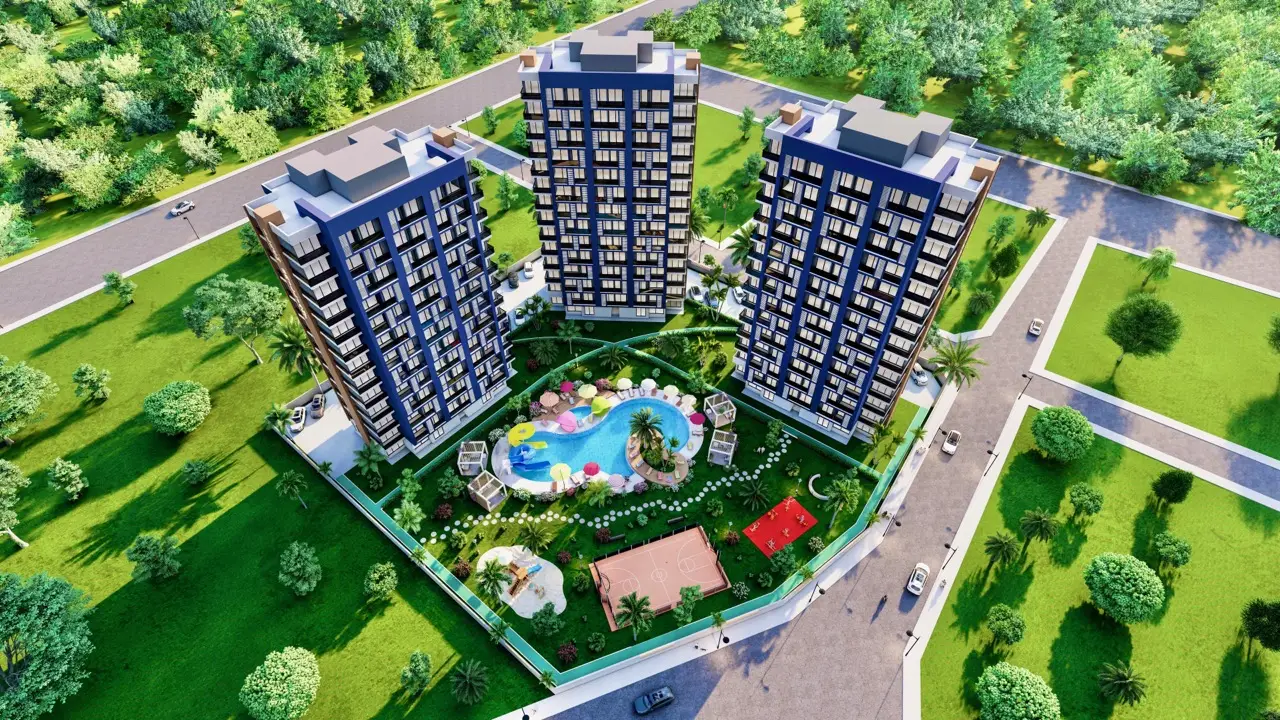 Panoramic complex in Mersin, Teje. Apartments 1+1 - IBR0011 