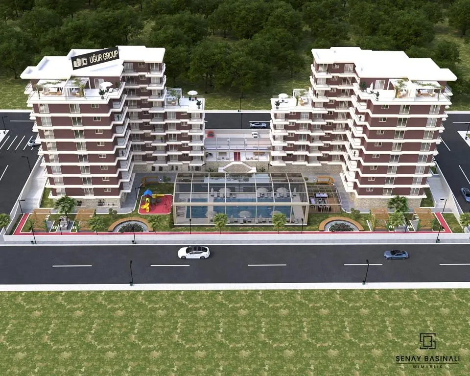 Новий комплекс біля моря. Квартири 2+1 у Мерсіні, Аяш - URGL002