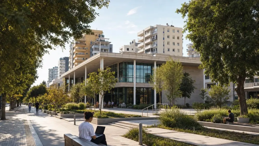 The urban environment of Mezitli is close to work and everyday life spaces.