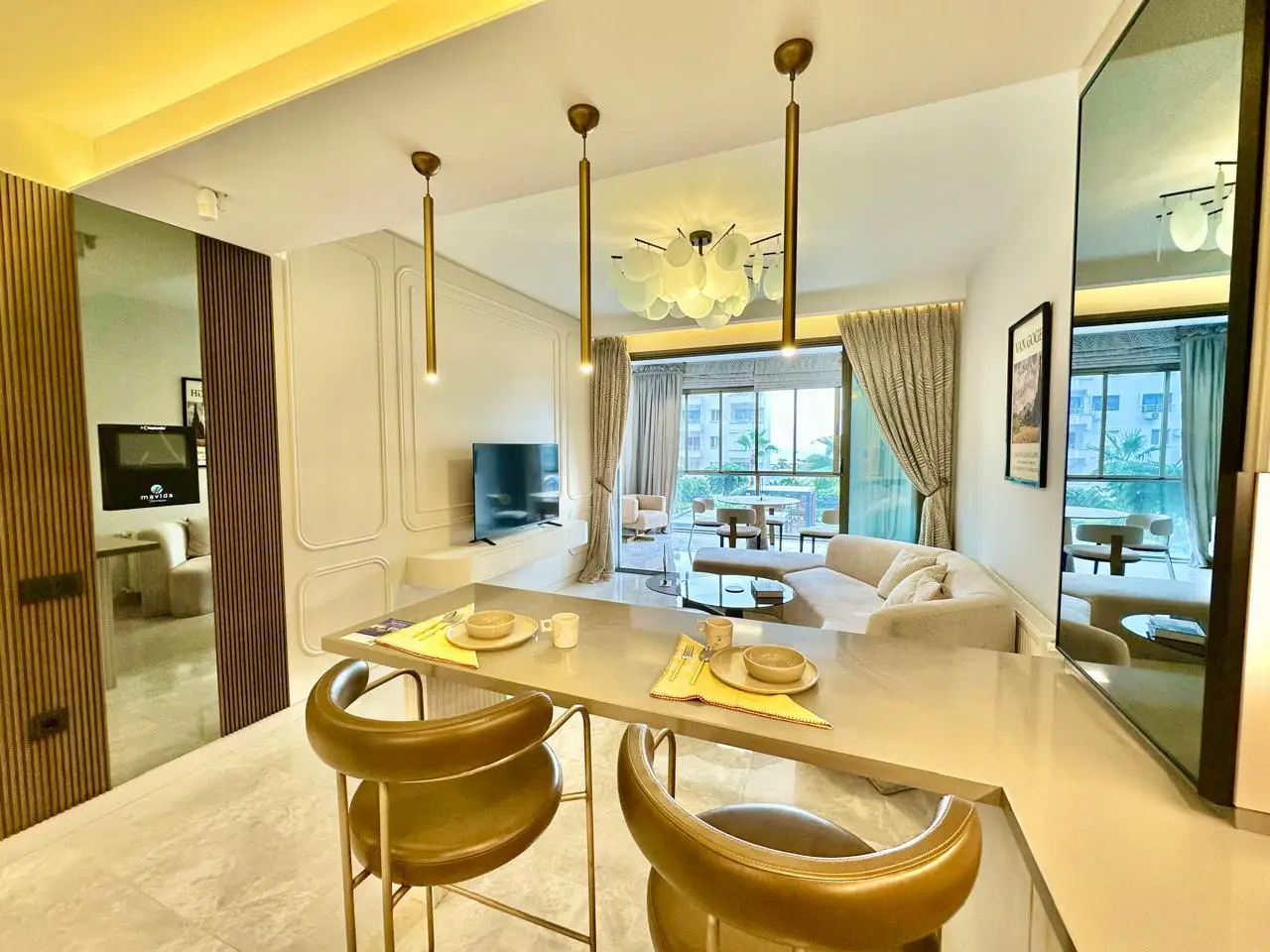 Premium 1+1 apartment 100 meters from the sea in Mersin, Tomuk - KKO0311