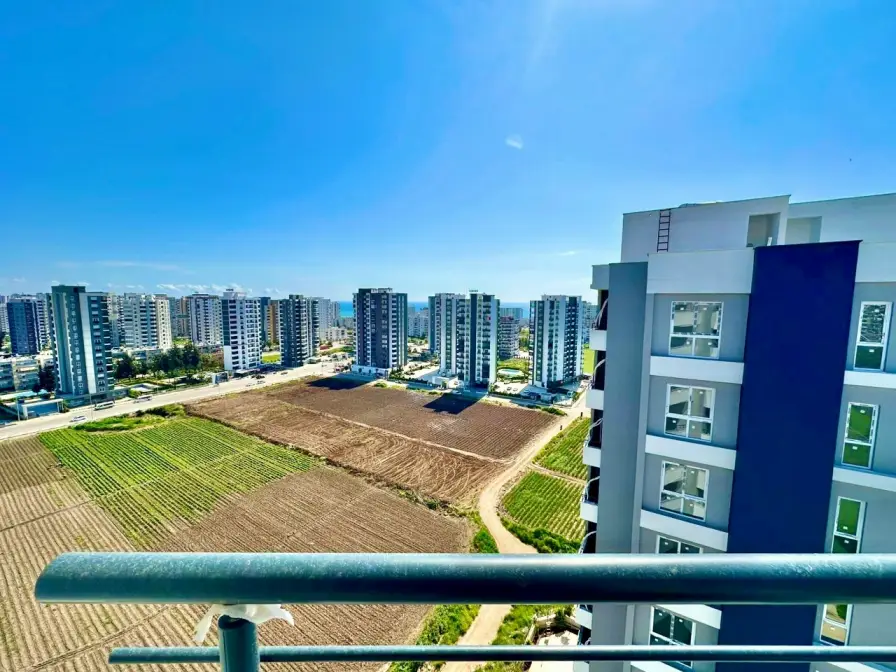 Квартира 2+1 в новому комплексі з видом на море в Теджі, Мерсін - IBR002164