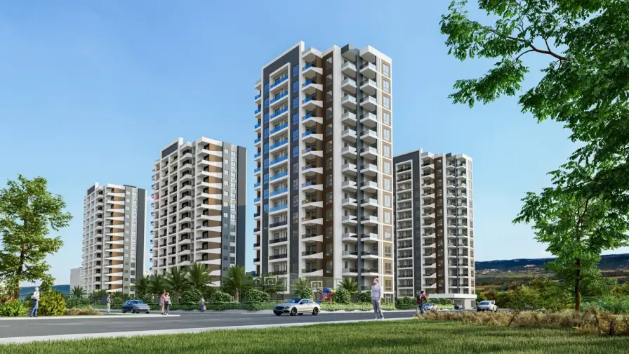 Квартири 2+1 у районі Солі, Мезитлі - MASU21