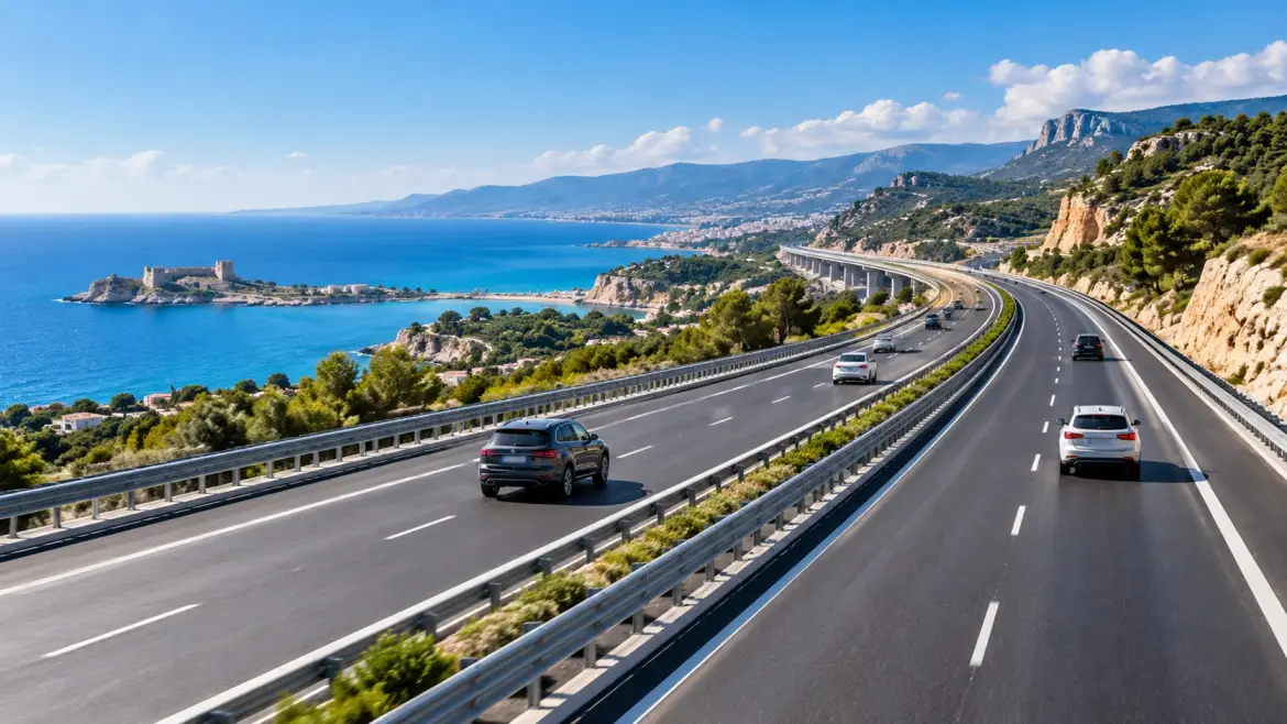 The Çeşmeli-Kızkalesi Highway in Mersin: A modern highway among the coastal hills