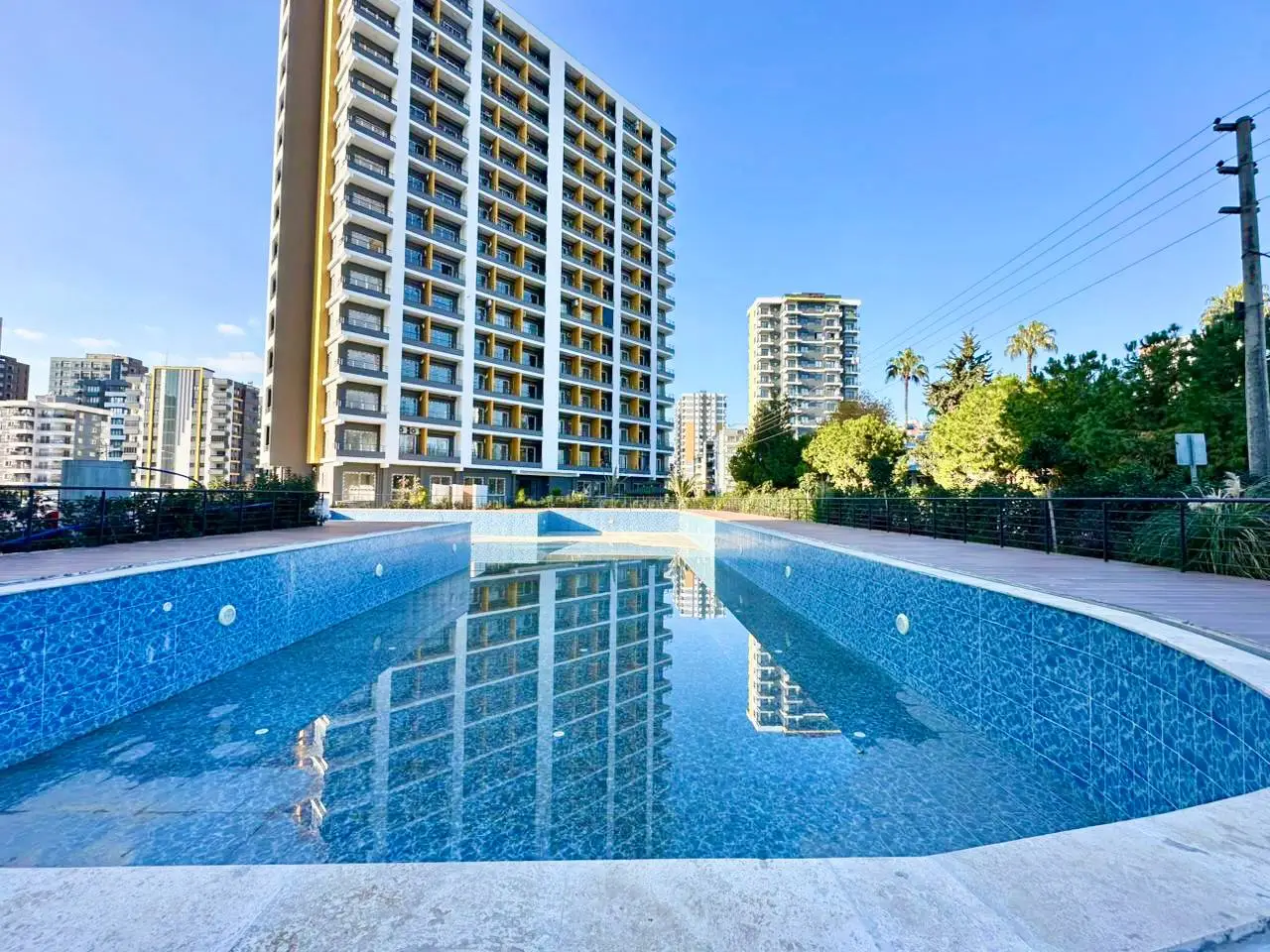 Квартира 1+1 с панорамным видом в Мерсине, Тедже - Aa41110vw