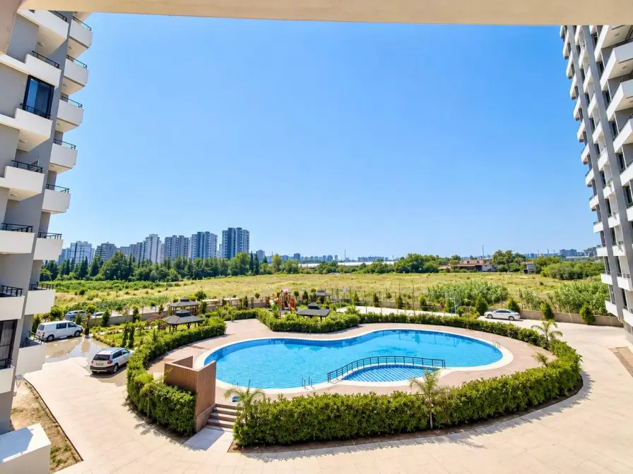 1+1 apartments with panoramic views in Tece , Mersin - IBR001121
