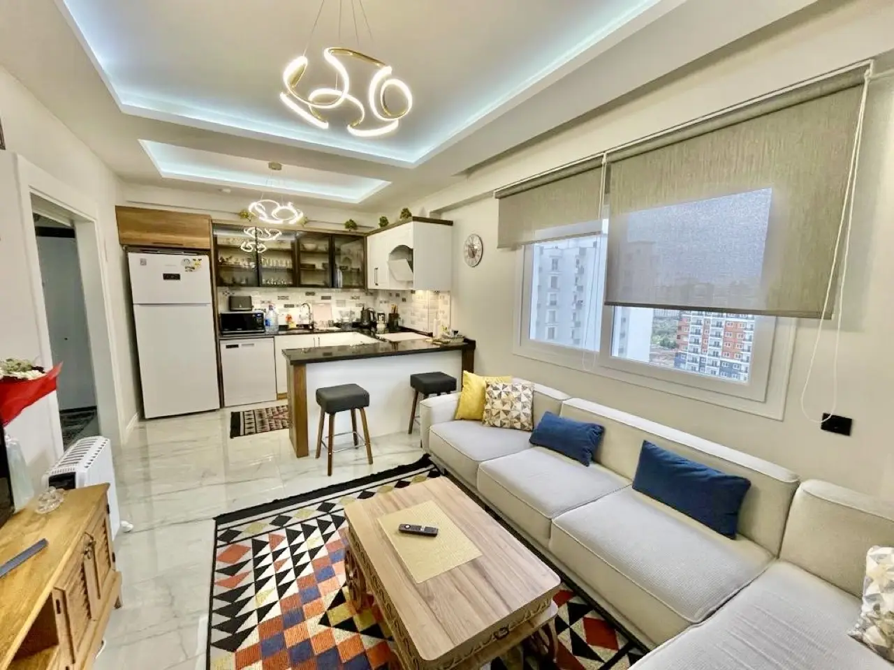 Отличная квартира 2+1 с мебелью, Мерсин, Томюк - SL0921