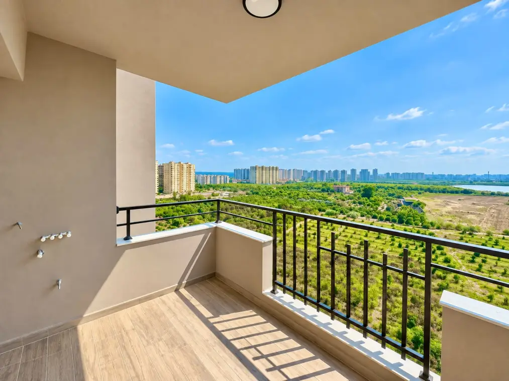 New building in Mersin, Çeşmeli, 1+1 with panoramic view, 10th floor - OZHOL1011v