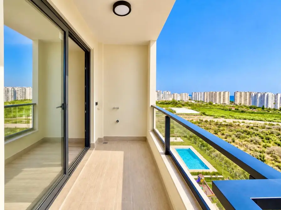 New 1+1 apartment by the sea in Mersin, Tomük - Ex240784