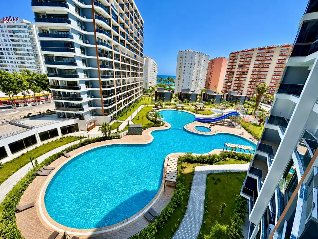 1+1 apartment in a premium complex in Mersin, Tomük - Aad701138