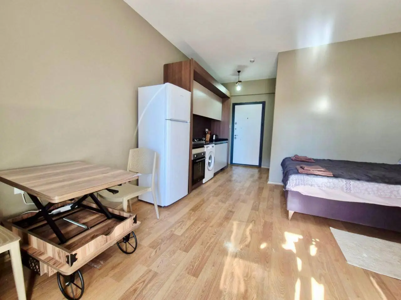 1+0 apartment for rent in a new complex in Arpaçbakhşış, Mersin - OKUC-2-16