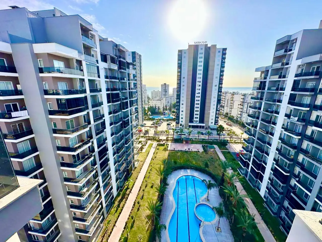 Квартира 1+1 у чудовому комплексі в Теджі, Мерсін - Aa53118vw