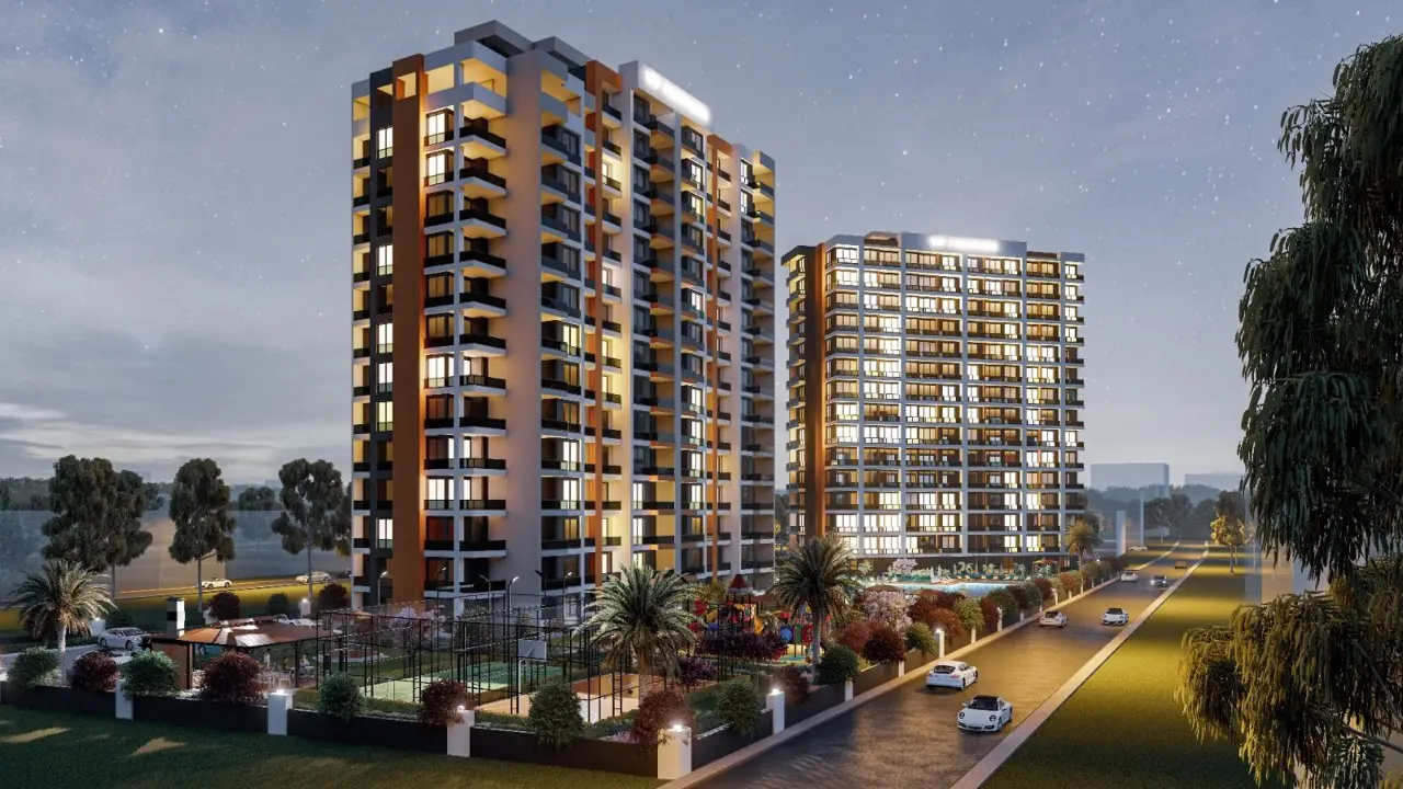 New complex with panoramic views in Mersin, Teje, apartments 2+1 - Vip22