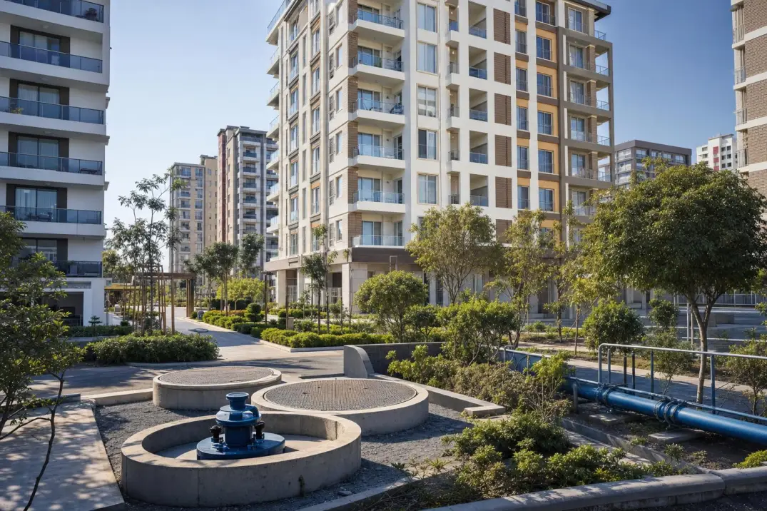The Mezitli residential area in Mersin, with the new water supply system and apartment selection on the agenda.