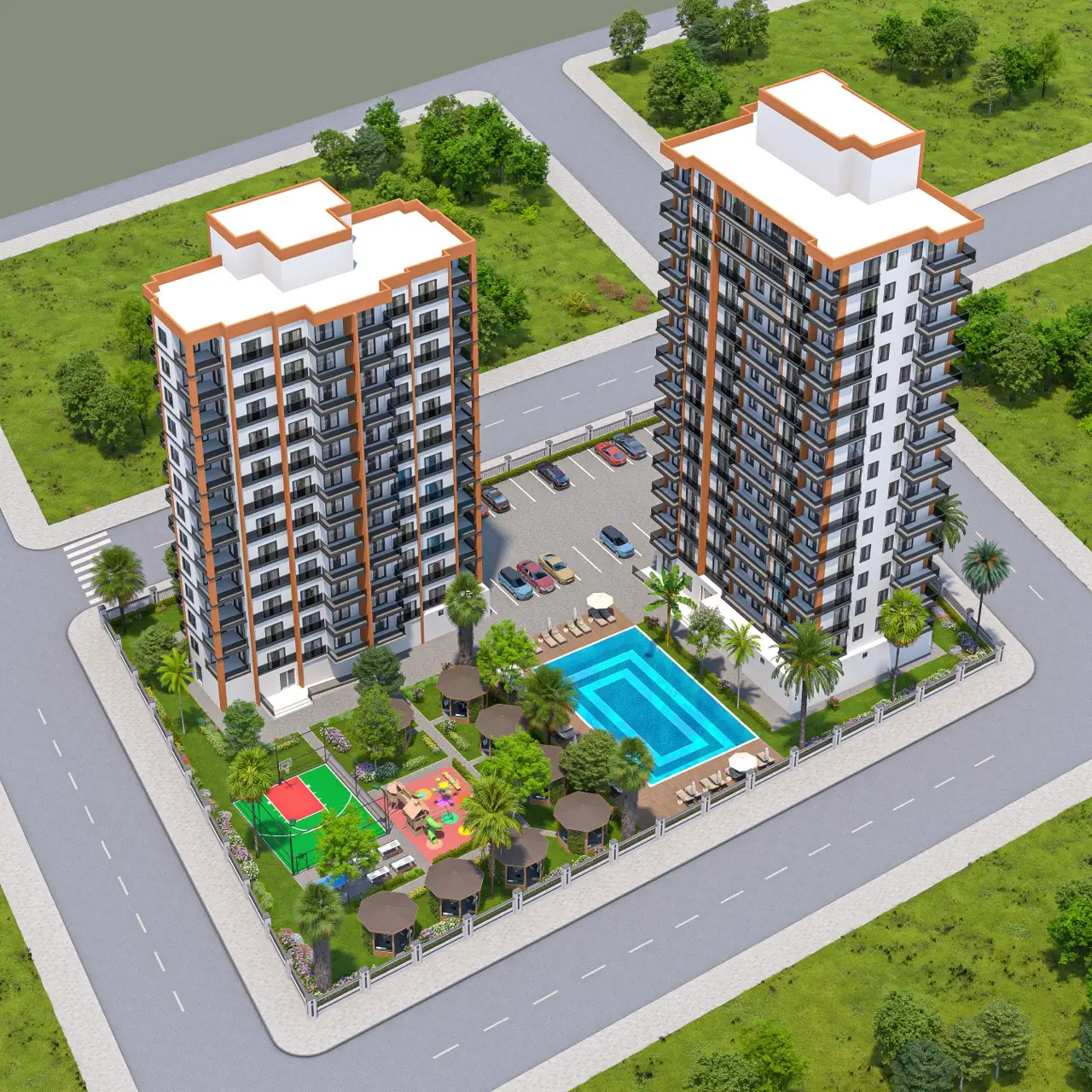 New complex of 1+1 apartments in Mersin, Arpachbahshish - Ygt0411