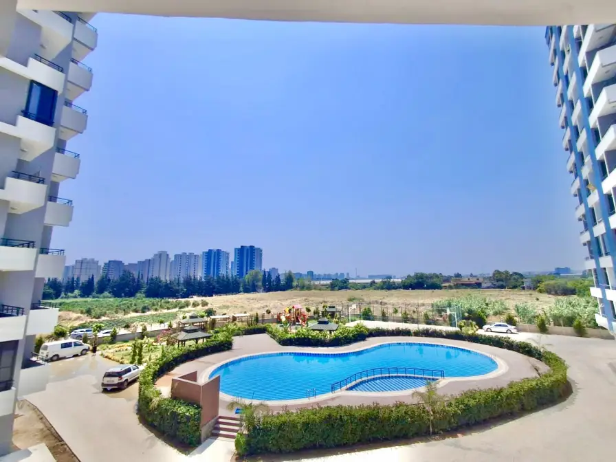 1+1 apartments with panoramic views at a low price in Tece , Mersin - IBR001121