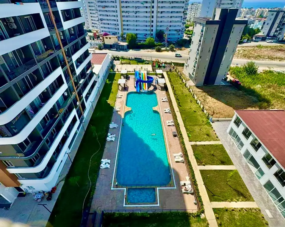 Квартира 1+1 у моря в Мерсине, Томюк - Aa4550811
