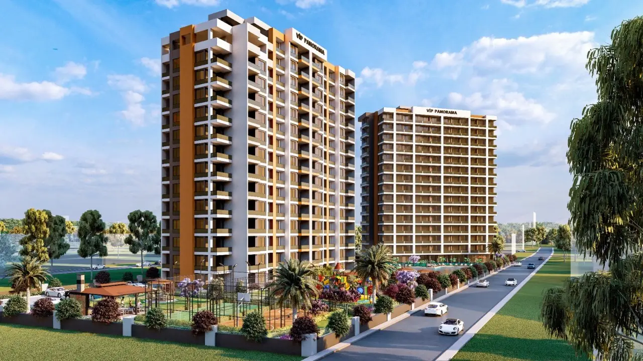 New complex with panoramic views in Mersin, Teje, apartments 1+1 - Vip11