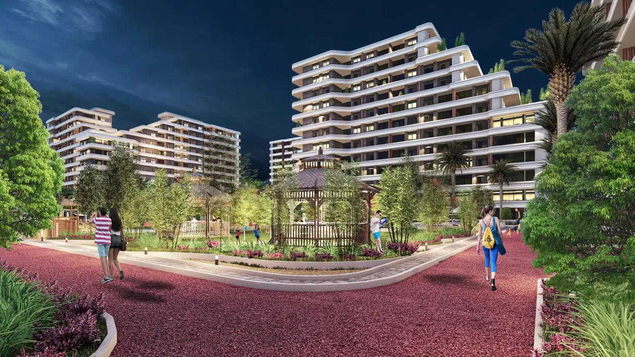 Квартира 3+1 в строящемся комплексе, в Томюке, Мерсин - SAMAR31