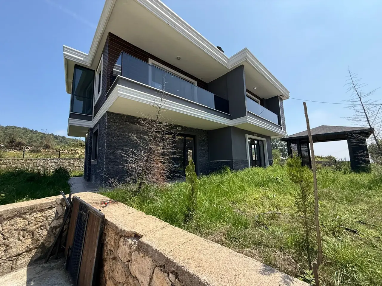 New 4+1 Villa in Mersin Mountains with Panoramic Mountain View - Ft75188v