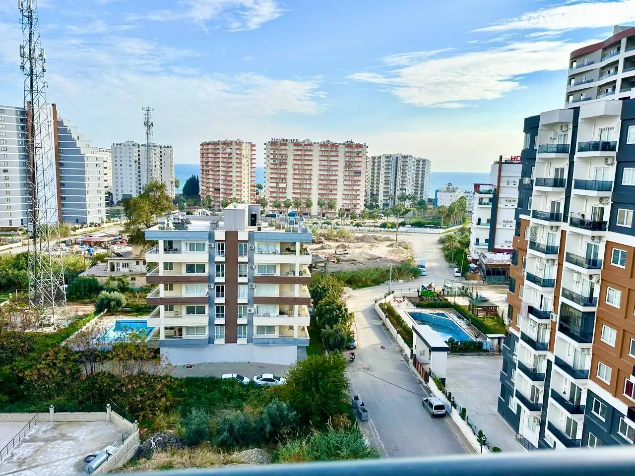 1+1 Apartment with Sea View in Tomük, Mersin - As36451v