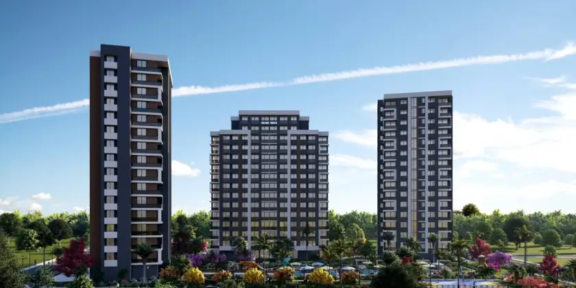 Квартира 1+1 в новом комплексе в Мерсине, Чешмели - IBL0011815
