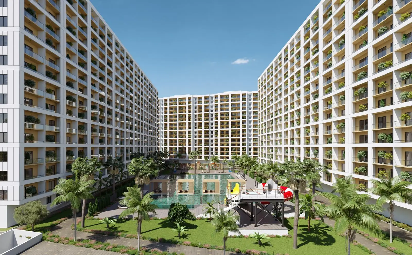 Новий комплекс квартир 1+1 в Мерсіні, Арпачбахшиш - KKO0211