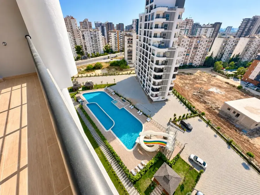 Квартира 1+1 в новом комплексе в Тедже, Мерсин - Aa450854