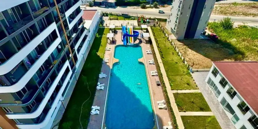 Квартира 1+1 у моря в Мерсине, Томюк - Aa4550811